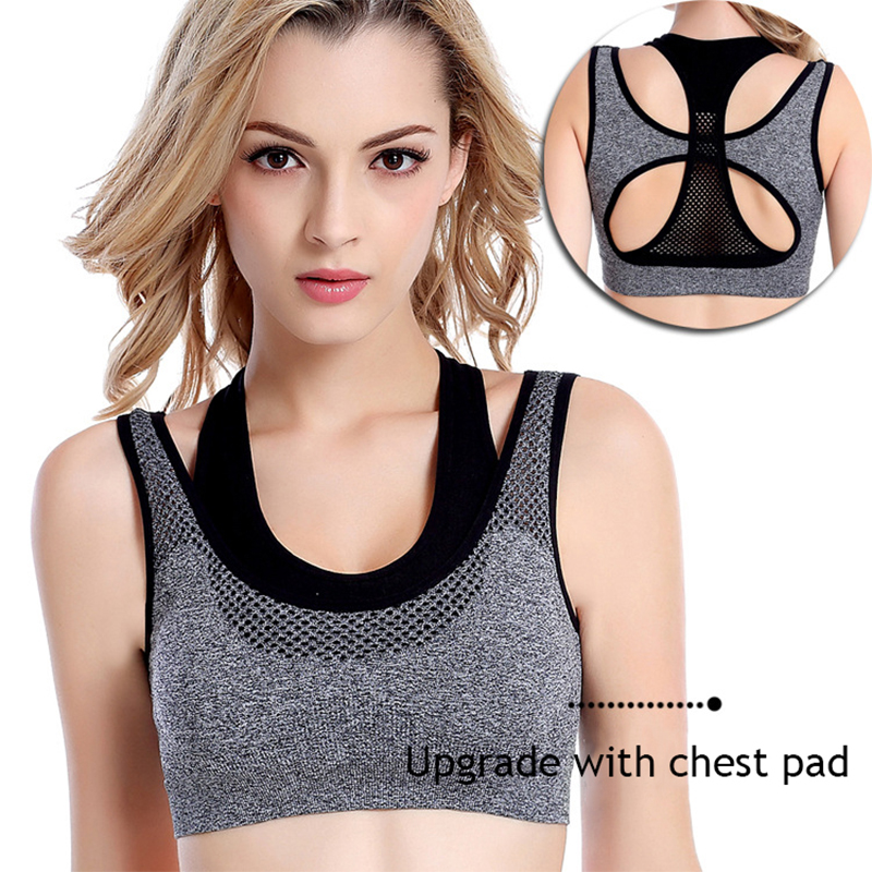 Underwire Bra Padded - Bra olahraga Fitness, atasan olahraga empuk