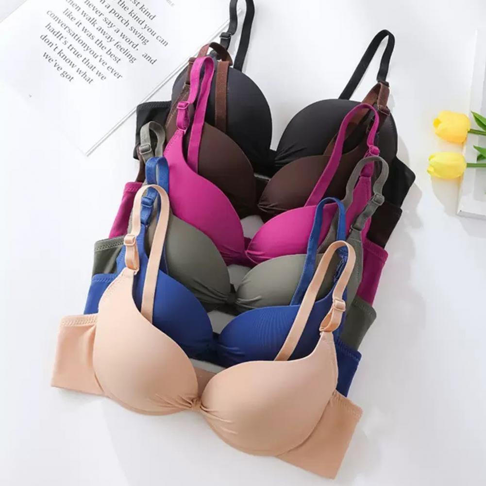 T Shirt Bra Seamless - Bra Tali Elastis Lebar Wanita, Bra