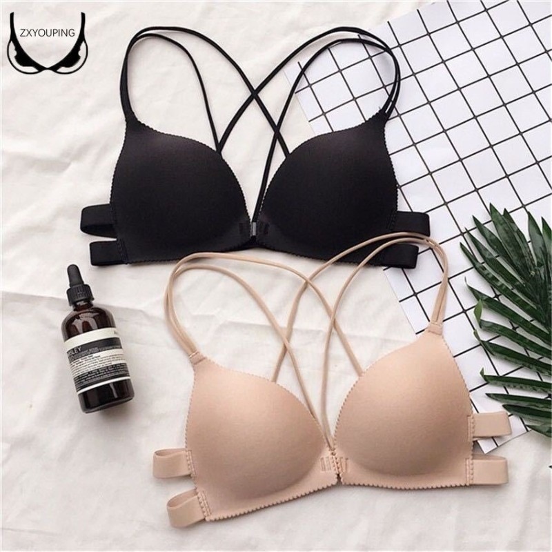 1 buah Bra Push-up depan gespe - Plunge Bra Push Up ulasan dan harga
